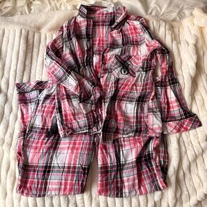 Victoria's Secret Plaid Pajama Set